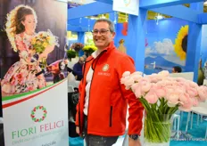 Simon Cooper of Fiori Felici was at the fair to represent his 250 Italian growers.